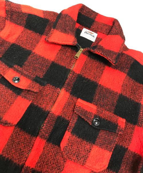 DUXBAK（ダックスバック）DUXBAK (ダックスバック) ジップジャケット レッド サイズ:表記なしの古着・服飾アイテム