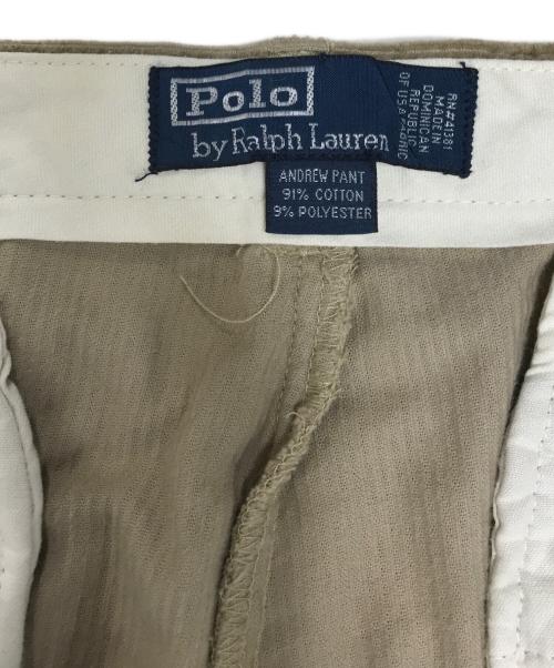 POLO RALPH LAUREN（ポロ・ラルフローレン）POLO RALPH LAUREN (ポロ・ラルフローレン) 太畝コーデュロイパンツ ブラウン サイズ:33/32の古着・服飾アイテム