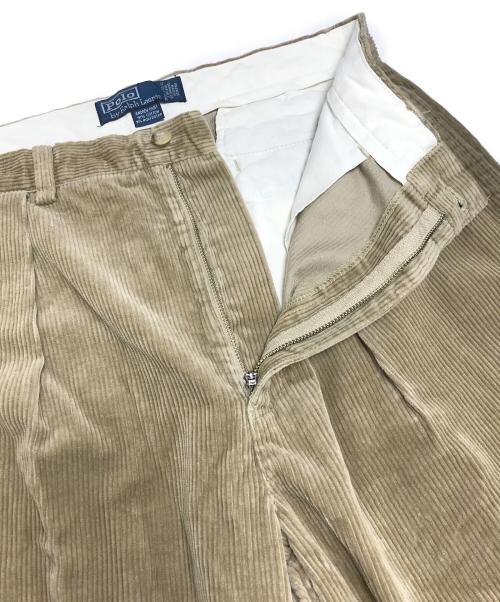 POLO RALPH LAUREN（ポロ・ラルフローレン）POLO RALPH LAUREN (ポロ・ラルフローレン) 太畝コーデュロイパンツ ブラウン サイズ:33/32の古着・服飾アイテム