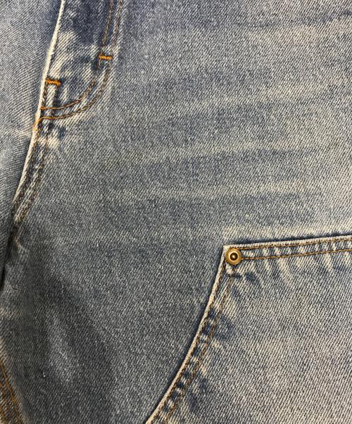 KEY（キー）KEY (キー) ダブルニーデニムパンツ インディゴ サイズ:表記なしの古着・服飾アイテム