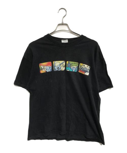 M&O（エムアンドオー）M&O (エムアンドオー) バンドTシャツ ブラック サイズ:Ｌの古着・服飾アイテム