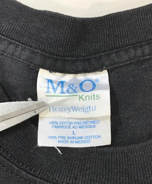 M&O（エムアンドオー）M&O (エムアンドオー) バンドTシャツ ブラック サイズ:Ｌの古着・服飾アイテム