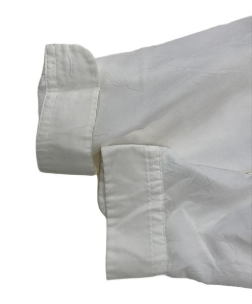 ISSEY MIYAKE MEN（イッセイミヤケメン）ISSEY MIYAKE MEN (イッセイミヤケメン) シワ加工バンドカラーシャツ ホワイト サイズ:Lの古着・服飾アイテム