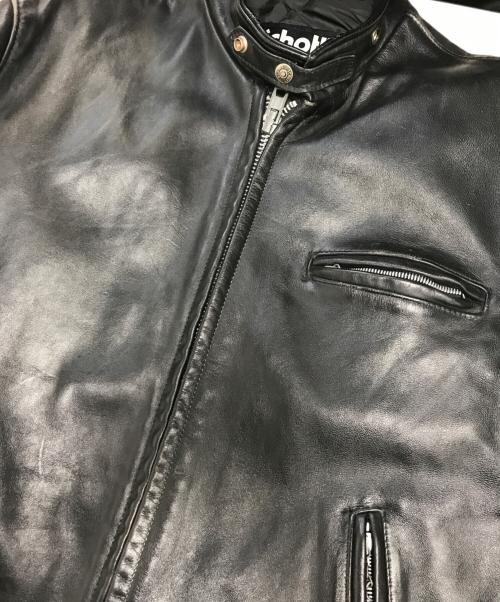 Schott（ショット）Schott (ショット) 641レザージャケット ブラック サイズ:42の古着・服飾アイテム