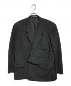 COMME des GARCONS HOMMEコムデギャルソン オム）の古着「ダブルテーラードジャケット」｜グレー
