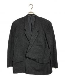COMME des GARCONS HOMME（コムデギャルソン オム）の古着「ダブルテーラードジャケット」｜グレー