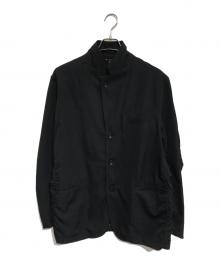 COMME des GARCONS HOMME（コムデギャルソン オム）の古着「00's ウールギャバテーラードジャケット」｜ブラック