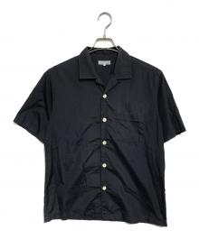 COMME des GARCONS HOMME（コムデギャルソン オム）の古着「00's S/Sオープンカラーシャツ」｜ネイビー