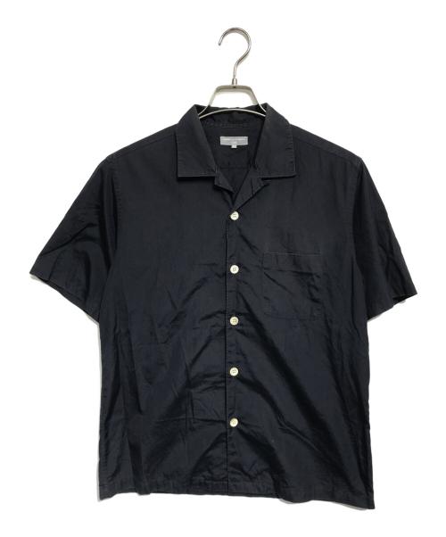 COMME des GARCONS HOMME（コムデギャルソン オム）COMME des GARCONS HOMME (コムデギャルソン オム) 00's S/Sオープンカラーシャツ ネイビー サイズ:Mの古着・服飾アイテム