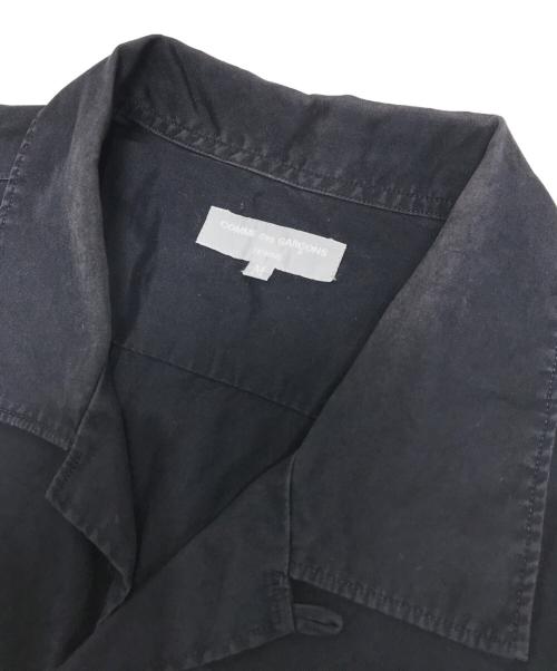 COMME des GARCONS HOMME（コムデギャルソン オム）COMME des GARCONS HOMME (コムデギャルソン オム) 00's S/Sオープンカラーシャツ ネイビー サイズ:Mの古着・服飾アイテム