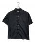 COMME des GARCONS HOMME（コムデギャルソン オム）の古着「00's S/Sオープンカラーシャツ」｜ネイビー