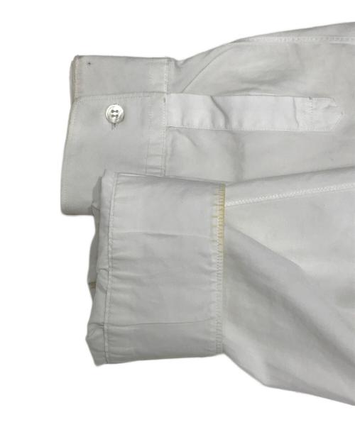COMME des GARCONS SHIRT（コムデギャルソンシャツ）COMME des GARCONS SHIRT (コムデギャルソンシャツ) パッチワークストライプシャツ ホワイト サイズ:Mの古着・服飾アイテム