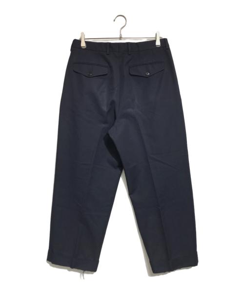 DRIES VAN NOTEN（ドリスヴァンノッテン）DRIES VAN NOTEN (ドリスヴァンノッテン) ワイドスラックス ネイビー サイズ:48の古着・服飾アイテム