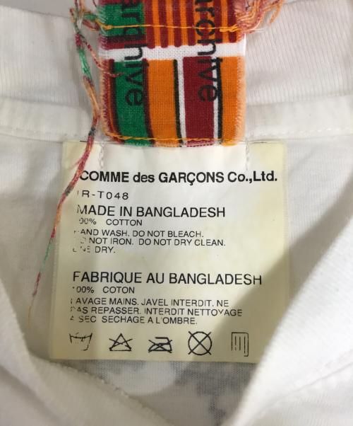 COMME des GARCONS（コムデギャルソン）COMME des GARCONS (コムデギャルソン) WORLD archive 00's プリントTシャツ ホワイト サイズ:表記なしの古着・服飾アイテム