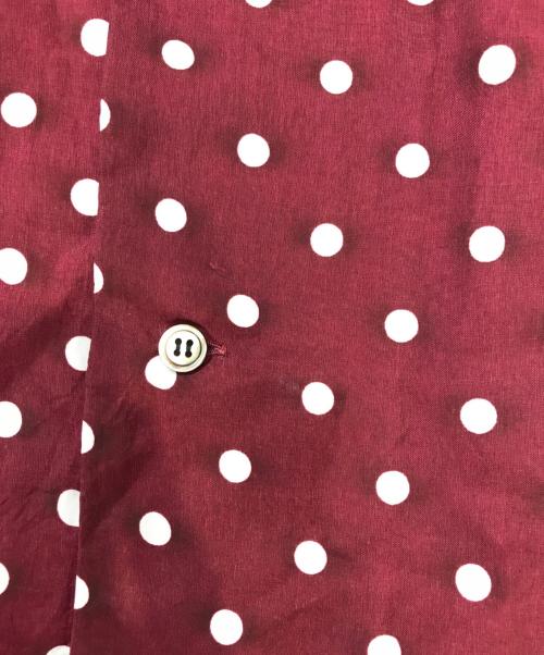 ROBE DE CHAMBRE COMME DES GARCONS（ローブドシャンブル コムデギャルソン）ROBE DE CHAMBRE COMME DES GARCONS (ローブドシャンブル コムデギャルソン) ドット柄半袖ワンピース レッド サイズ:表記なしの古着・服飾アイテム