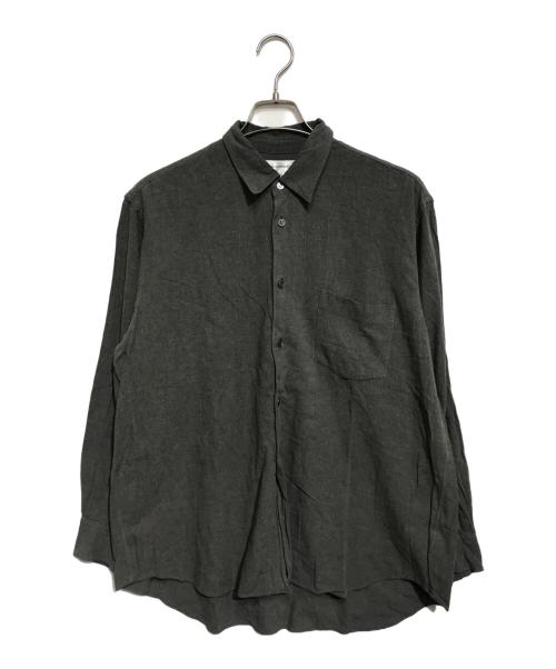 COMME des GARCONS SHIRT（コムデギャルソンシャツ）COMME des GARCONS SHIRT (コムデギャルソンシャツ) コットンレーヨンシャツ グレー サイズ:Mの古着・服飾アイテム