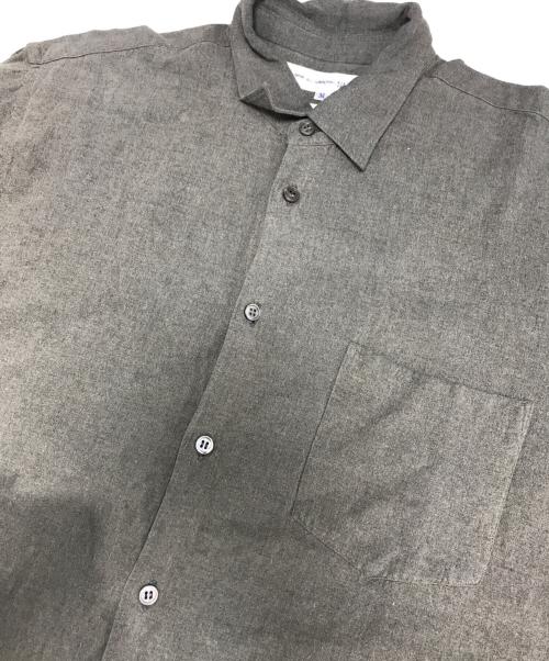 COMME des GARCONS SHIRT（コムデギャルソンシャツ）COMME des GARCONS SHIRT (コムデギャルソンシャツ) コットンレーヨンシャツ グレー サイズ:Mの古着・服飾アイテム