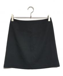 tricot COMME des GARCONS（トリココムデギャルソン）の古着「ウールギャバスカート」｜ブラック