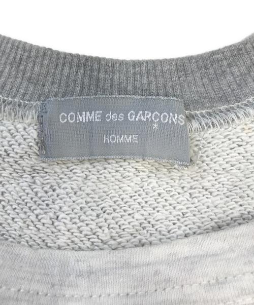 COMME des GARCONS HOMME（コムデギャルソン オム）COMME des GARCONS HOMME (コムデギャルソン オム) バイカラースウェット グレー サイズ:表記なしの古着・服飾アイテム