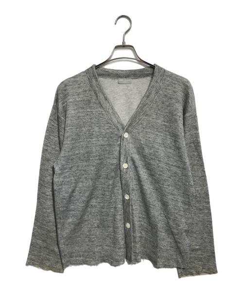 COMME des GARCONS HOMME（コムデギャルソン オム）COMME des GARCONS HOMME (コムデギャルソン オム) コットンリネンカーディガン グレー サイズ:表記なしの古着・服飾アイテム