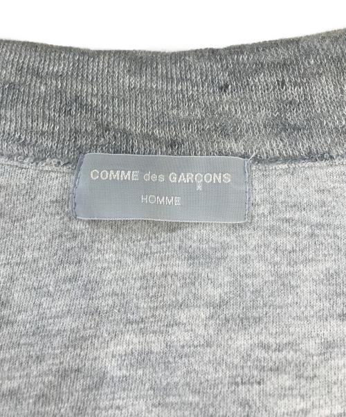 COMME des GARCONS HOMME（コムデギャルソン オム）COMME des GARCONS HOMME (コムデギャルソン オム) コットンリネンカーディガン グレー サイズ:表記なしの古着・服飾アイテム