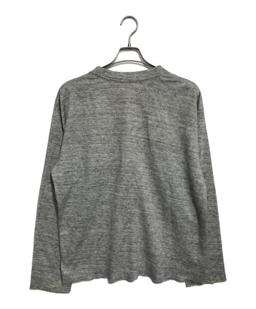 COMME des GARCONS HOMME（コムデギャルソン オム）COMME des GARCONS HOMME (コムデギャルソン オム) コットンリネンカーディガン グレー サイズ:表記なしの古着・服飾アイテム