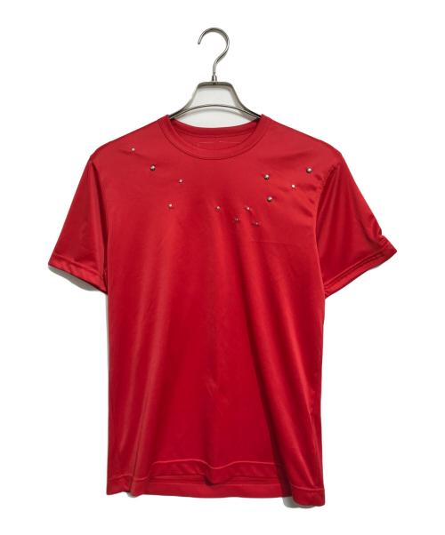 COMME des GARCONS HOMME HOMME（コムデギャルソンオムオム）COMME des GARCONS HOMME HOMME (コムデギャルソンオムオム) 00' 袖ロゴ リバーシブルTシャツ レッド サイズ:表記なしの古着・服飾アイテム