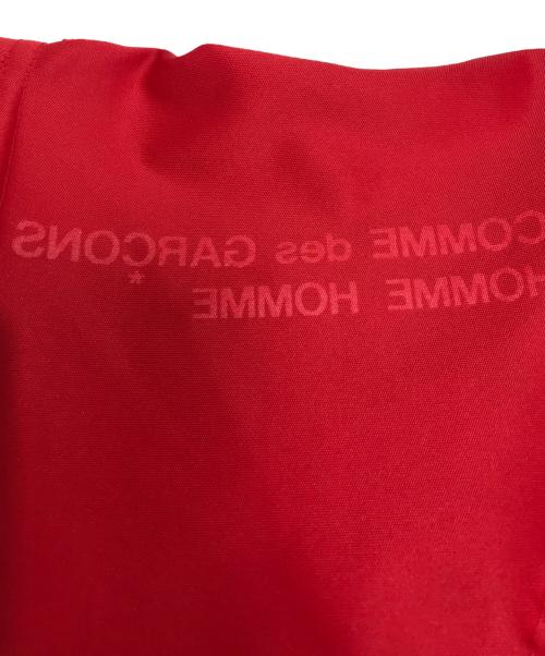 COMME des GARCONS HOMME HOMME（コムデギャルソンオムオム）COMME des GARCONS HOMME HOMME (コムデギャルソンオムオム) 00' 袖ロゴ リバーシブルTシャツ レッド サイズ:表記なしの古着・服飾アイテム
