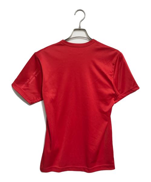 COMME des GARCONS HOMME HOMME（コムデギャルソンオムオム）COMME des GARCONS HOMME HOMME (コムデギャルソンオムオム) 00' 袖ロゴ リバーシブルTシャツ レッド サイズ:表記なしの古着・服飾アイテム