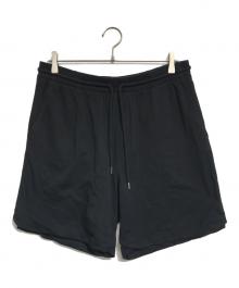DRIES VAN NOTEN（ドリスヴァンノッテン）の古着「スウェットハーフパンツ」｜ブラック