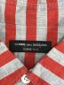 COMME des GARCONS HOMME PLUS (コムデギャルソンオムプリュス) ボーダーシャツ オレンジ サイズ:不明：15000円