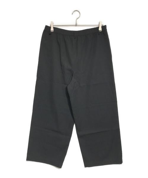 tricot COMME des GARCONS（トリココムデギャルソン）tricot COMME des GARCONS (トリココムデギャルソン) ウールギャバワイドパンツ ブラック サイズ:表記なしの古着・服飾アイテム