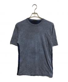 COMME des GARCONS HOMME（コムデギャルソン オム）の古着「バイカラーTシャツ」｜グレー×ネイビー