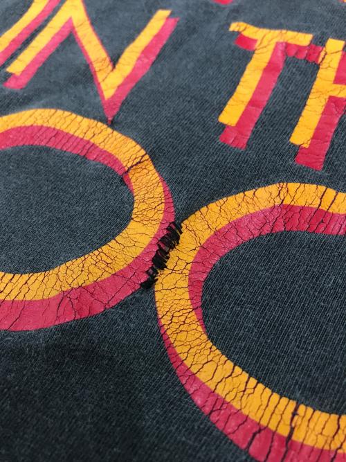 champ（チャンプ）CHAMP (チャンプ) バンドTシャツ ブルー サイズ:Lの古着・服飾アイテム