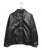 STUDIOUSステュディオス）の古着「MODERN LEATHER BLOUSON」｜ブラック