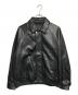 STUDIOUS（ステュディオス）の古着「MODERN LEATHER BLOUSON」｜ブラック