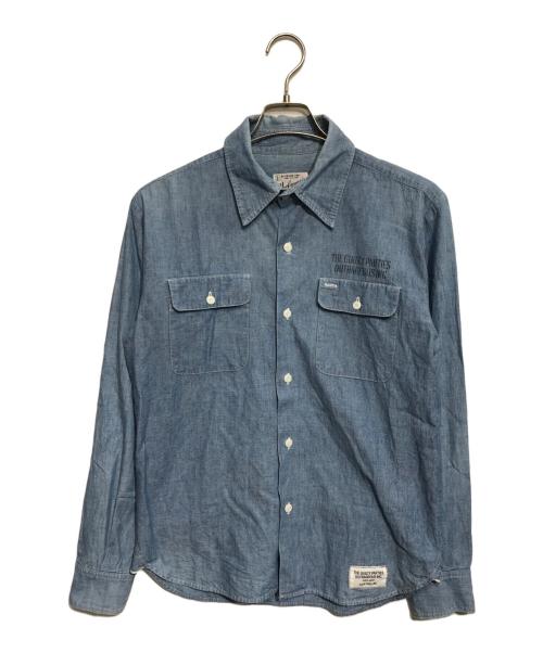 WACKO MARIA（ワコマリア）WACKO MARIA (ワコマリア) シャンブレーシャツ インディゴ サイズ:Mの古着・服飾アイテム