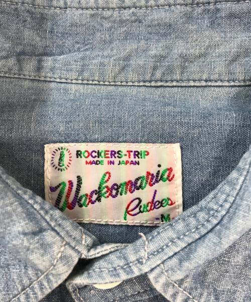 WACKO MARIA（ワコマリア）WACKO MARIA (ワコマリア) シャンブレーシャツ インディゴ サイズ:Mの古着・服飾アイテム