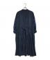 ne quittez pas (ヌキテパ) C.DOBBY STRIPE EMB DRESS ネイビー サイズ:S：10000円