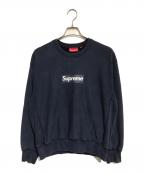 SUPREMEシュプリーム）の古着「ボックスロゴスウェット」｜ネイビー