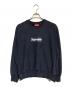 Supreme（シュプリーム）の古着「ボックスロゴスウェット」｜ネイビー