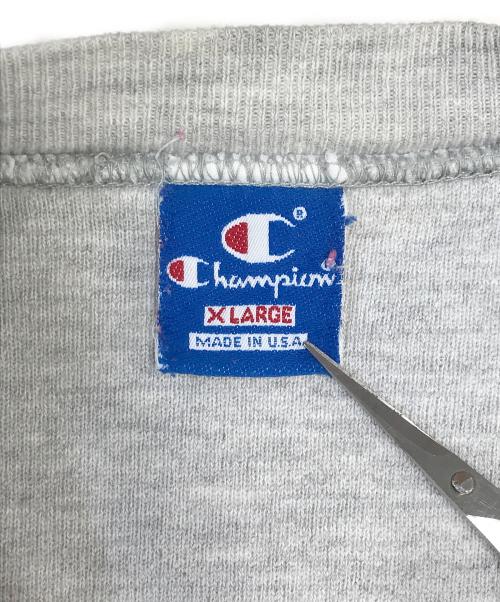 Champion（チャンピオン）Champion (チャンピオン) ダブルフェイススウェット グレー サイズ:X‐LARGEの古着・服飾アイテム