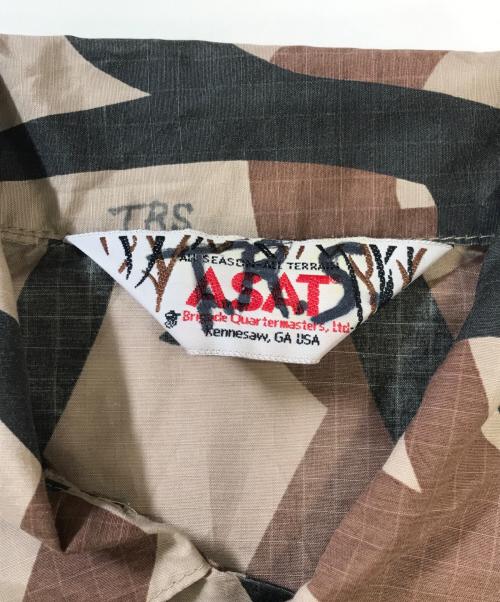 ASAT（アサット）ASAT (アサット) トライバルカモ柄シャツ ブラウン サイズ:Lの古着・服飾アイテム