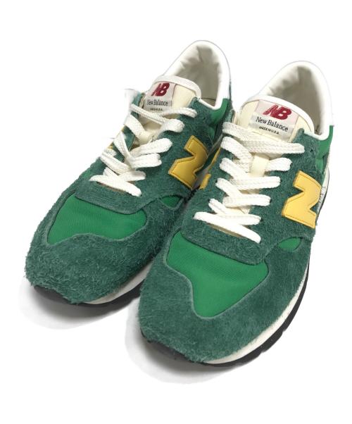 NEW BALANCE（ニューバランス）NEW BALANCE (ニューバランス) ローカットスニーカー グリーン サイズ:US10.5/UK10/EU44.5/CM28.5の古着・服飾アイテム