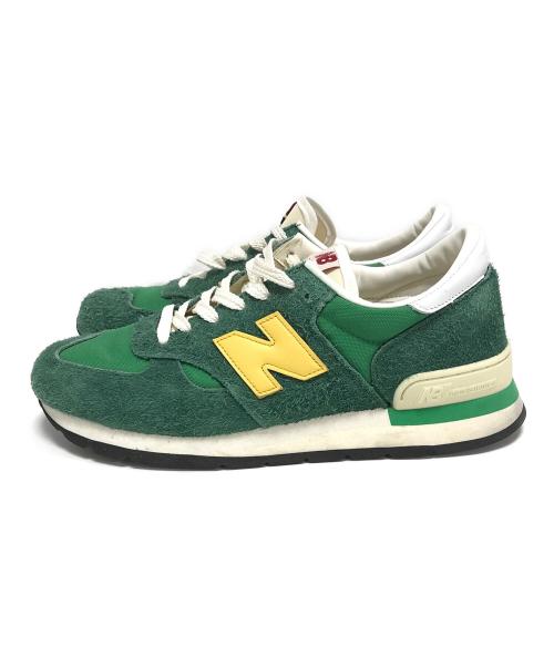 NEW BALANCE（ニューバランス）NEW BALANCE (ニューバランス) ローカットスニーカー グリーン サイズ:US10.5/UK10/EU44.5/CM28.5の古着・服飾アイテム