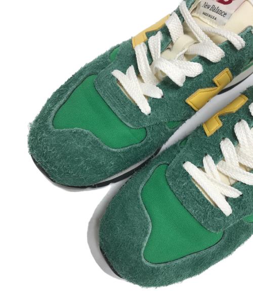 NEW BALANCE（ニューバランス）NEW BALANCE (ニューバランス) ローカットスニーカー グリーン サイズ:US10.5/UK10/EU44.5/CM28.5の古着・服飾アイテム