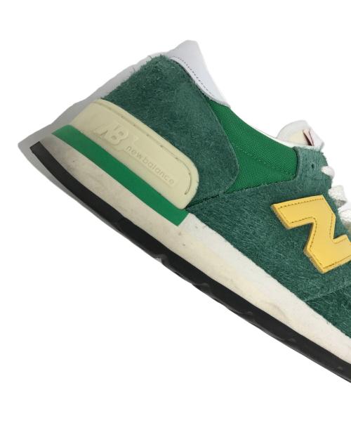 NEW BALANCE（ニューバランス）NEW BALANCE (ニューバランス) ローカットスニーカー グリーン サイズ:US10.5/UK10/EU44.5/CM28.5の古着・服飾アイテム