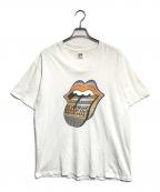 バンドTシャツバンドTシャツ）の古着「90s THE ROLLING STONES(ローリングストーンズ) バンドTシャツ」｜ホワイト