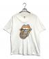 バンドTシャツ（バンドTシャツ）の古着「90s THE ROLLING STONES(ローリングストーンズ) バンドTシャツ」｜ホワイト