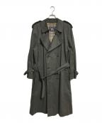 Burberry'sバーバリーズ）の古着「裏地ノヴァチェックトレンチコート」｜カーキ